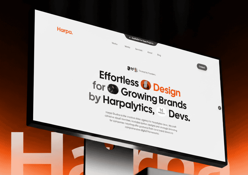 Digital presentation mockups representing delivered final designs